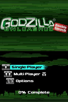 Godzilla Unleashed - Double Smash (USA) screen shot title